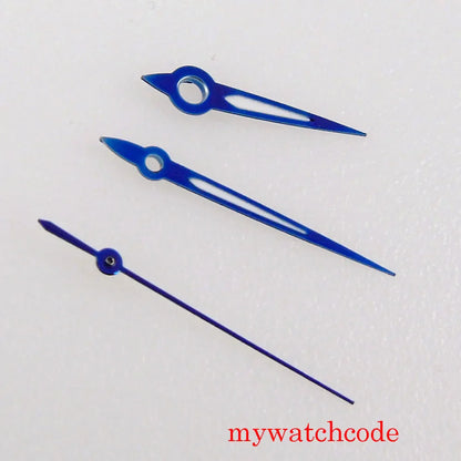 Green Luminous Metallic Watch Hands For NH 35 NH 36 MI YOTA 8215 821A E TA 2824 2836 Automatic Movement