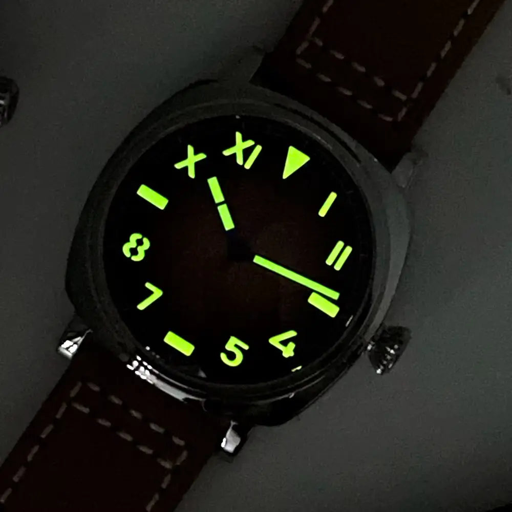 Tandorio Radiomir Homage TD113A 42mm Square California Watch  NH35 PT5000 AR Sapphire 20bar