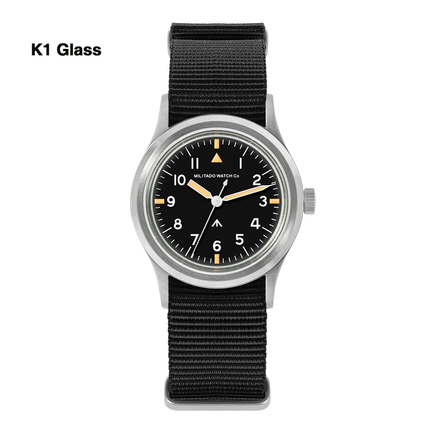 Militado 36mm Retro Military Watch VH31/VH65 Sweeping Hand ML14 V2