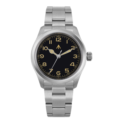 ★11.11 Sale★ Militado 38mm VH31 Retro Field Watch ML08