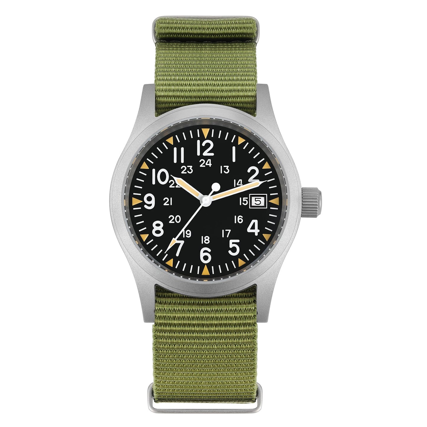 Militado 38mm Sapphire Crystal Field Military Watch ML05