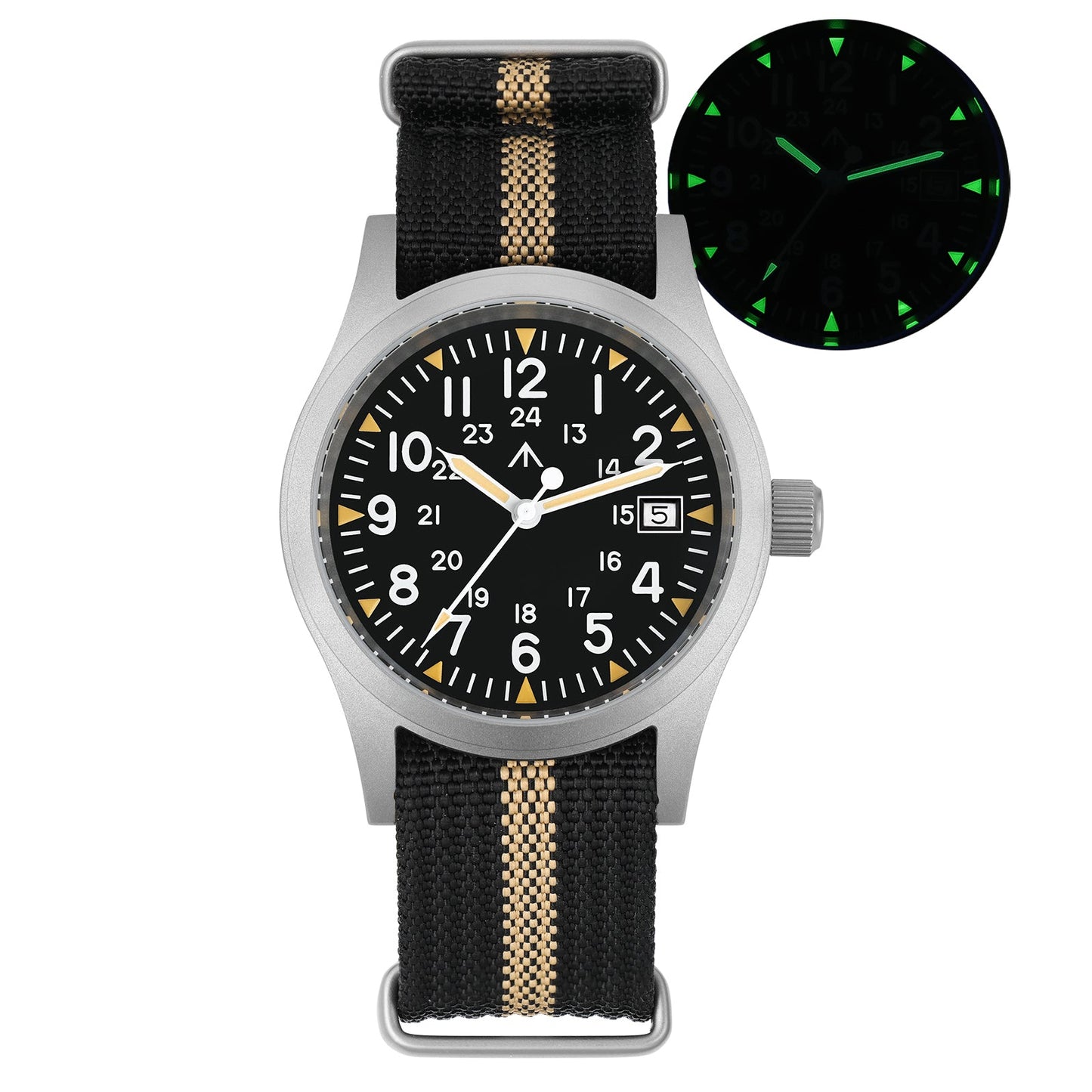 Militado 38mm Field Watch ML05 Date Window Version