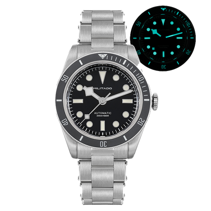 Militado 38mm NH35 Automatic BB58 Retro Watch ML06