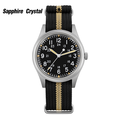 Militado 36mm High Domed VH31 Field Watch ML07