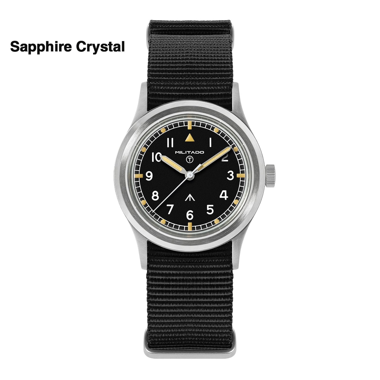 ★New Released★Militado 36mm Field Watch VH31 Sweeping Movt D12 Dial ML15