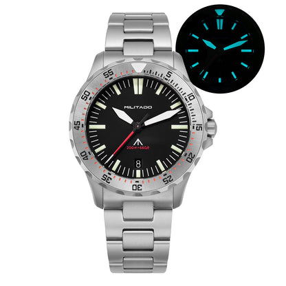 ★Hot Selling★Militado 39mm Dive Watch Sapphire Crystal Military Watch ML16