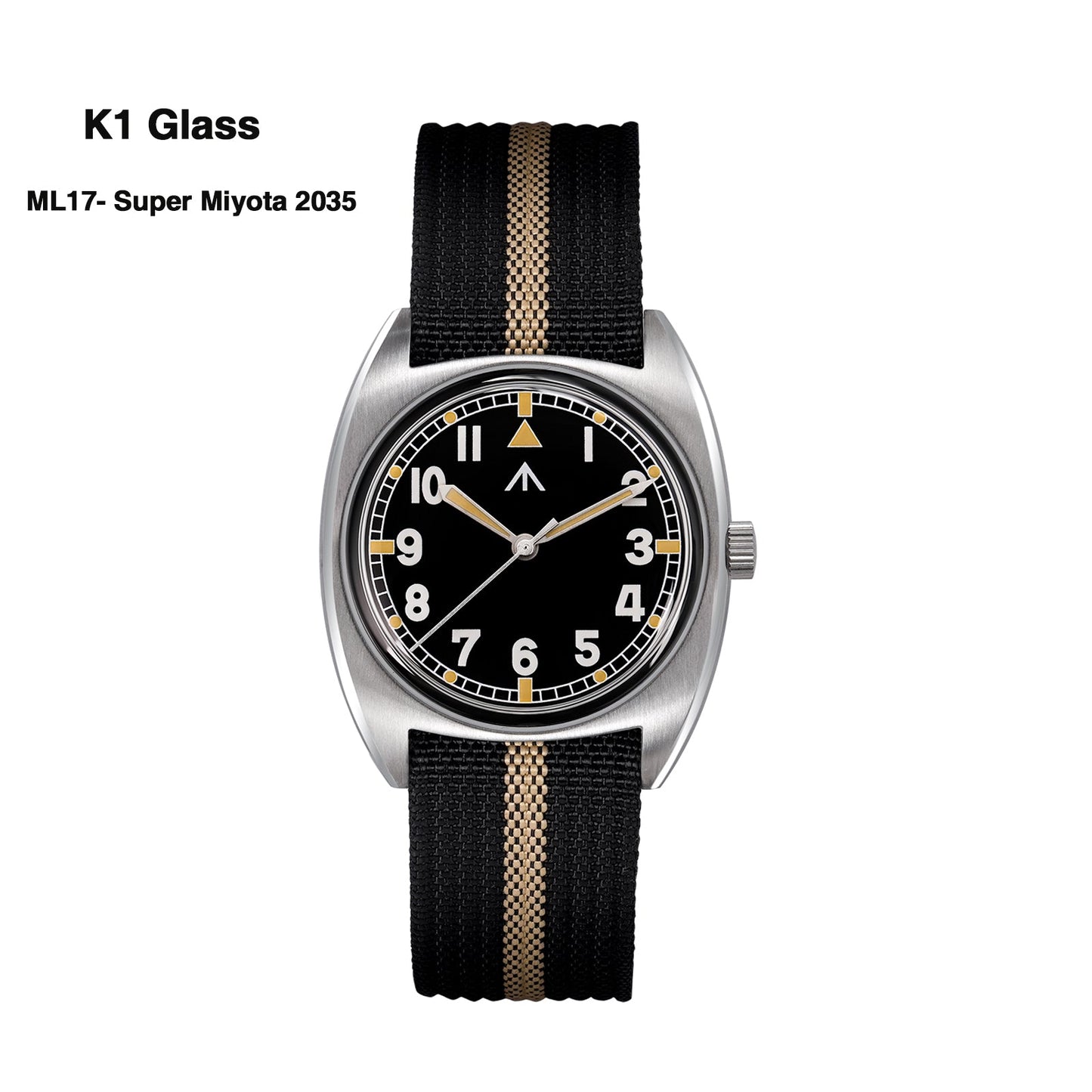 ★New Released★Militado Vintage 36mm Military Watch W10 Remake ML17