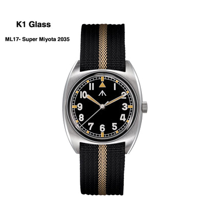 ★New Released★Militado Vintage 36mm Military Watch W10 Remake ML17