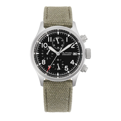 Militado 39mm Retro Chronograph Watch Military Watch ML1868
