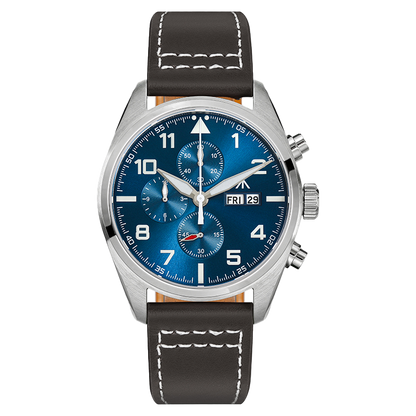 Militado 39mm Vintage Chronograph Quartz Watch ML04