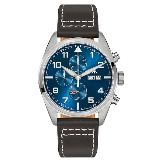 Militado 39mm Vintage Chronograph Quartz Watch ML04