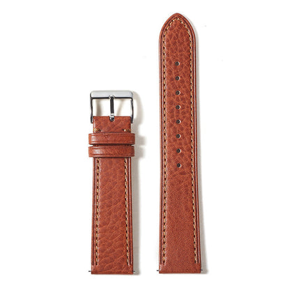 Italian vegetable tanned leather strap quick release watch strap 18 20 22mm
