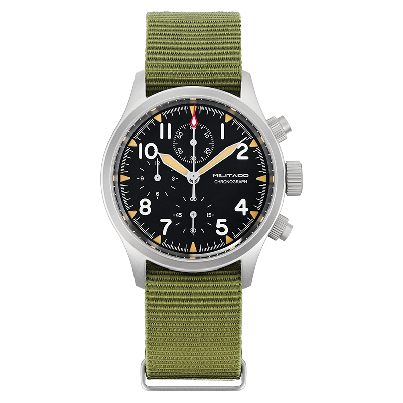 Militado Retro VK67 Quartz Chronograph Watch ML1868