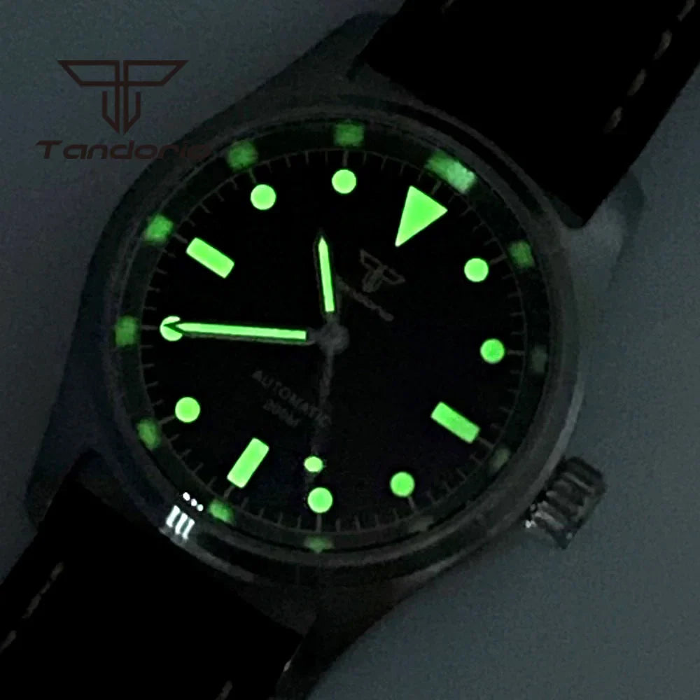 Tandorio 36mm Pilot Watch TD140B PT5000 NH35A Movement 20bar Sapphire