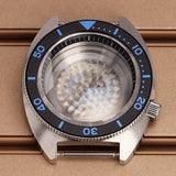41mm Modified Turtle Watch Case Sapphire For Abalone/tuna mouth 6105 Captain Willard TMI NH35 NH36 NH38 4R Movement Stainless Steel Watch Accessories