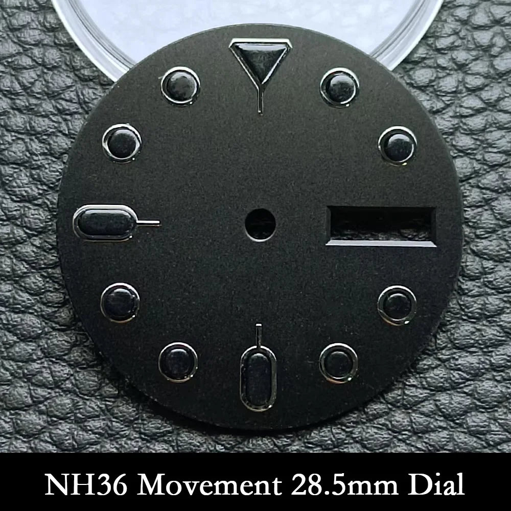 NH35 Case 42mm High-quality Yacht Master Steel Black Case NH35 NH36 Movement Case Watch Accessories Sapphire Glass 22mm Band