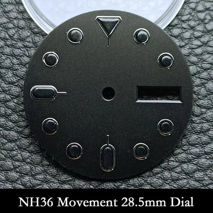 NH35 Case 42mm High-quality Yacht Master Steel Black Case NH35 NH36 Movement Case Watch Accessories Sapphire Glass 22mm Band