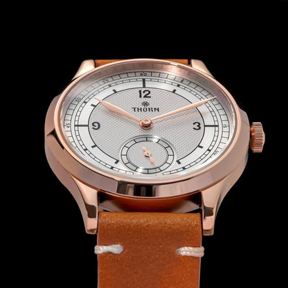 THORN Too1  quartz Sub Second Watch 37mm Case 3ATM AR Sapphire Pilot