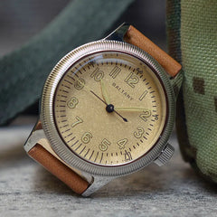 Baltany 38MM A11 Military Automatic Watch Man S2031B Sapphire Crystal 10ATM Stainless Steel NH38 Retro Mechaincal Wristwatches