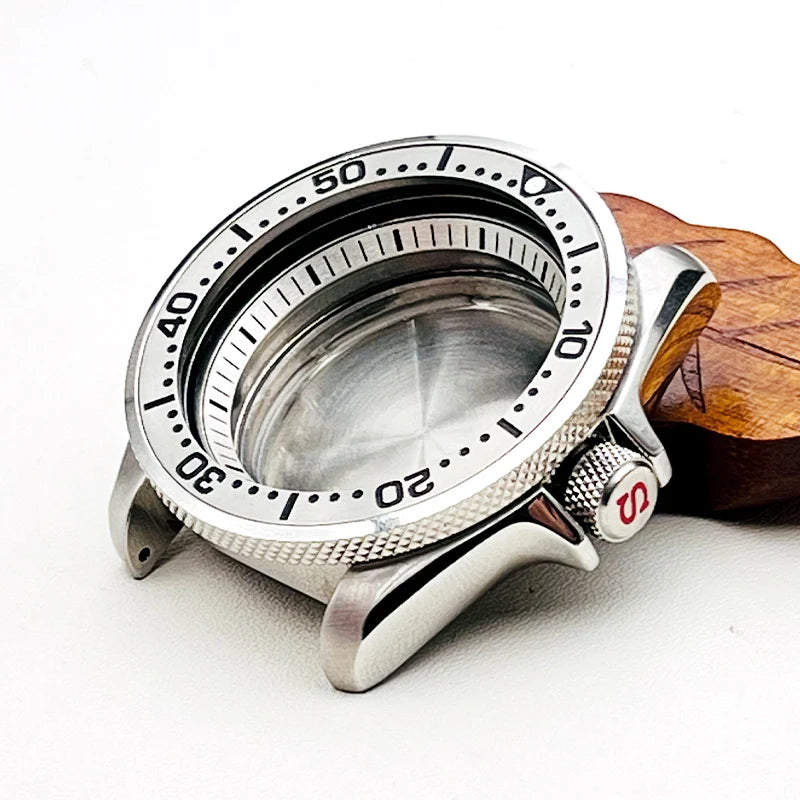 NH34 NH35 Case SKX007 Watch Cases fit for NH35 NH36 7S26 Movement Crown at 3.0 Click Spring NH35 Mod Seiko SKX007 Watch Case