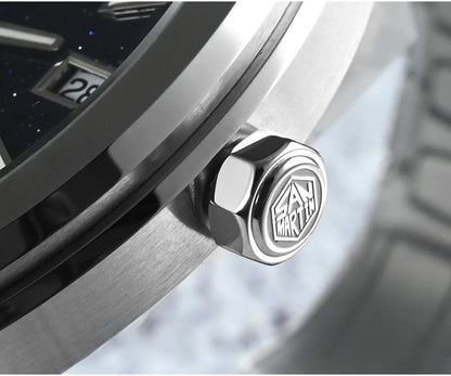 San Martin Dress Watch SN0145 39.5mm Tonneau Luxury Mineral Dial  PT5000 SW200 Automatic AR Sapphire Luminous