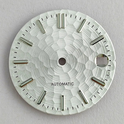 New 28.5mm NH35/NH36 dial watch dial S dial green luminous suitable for NH35/NH36 movements watch accessories repair to