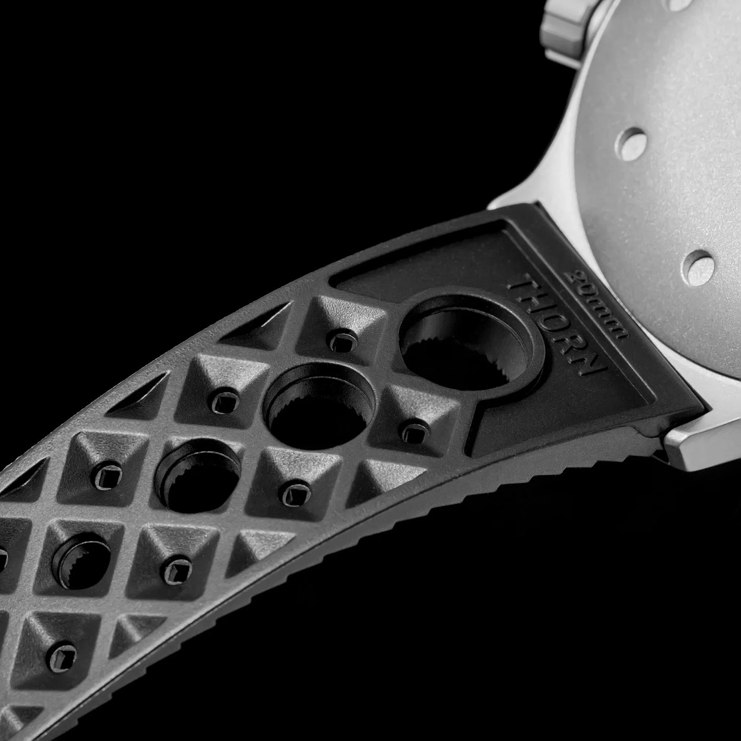 Thorn 42mm Men's Retro Titanium Diver Watch PT5000 Automatic Movement Rubber Strap C3 Luminous 20Bar Water Resistance