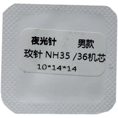 Watch movement accessories, hour, minute, and second hands NH35 and NH36 watches with luminous hands, men's three hands