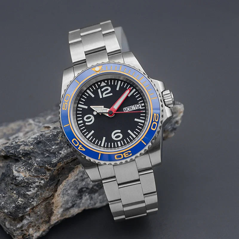 Sterile Submariner Sea Dweller Yacht master NH36 Automatic C3 Lume Sapphire 10bar 41MM