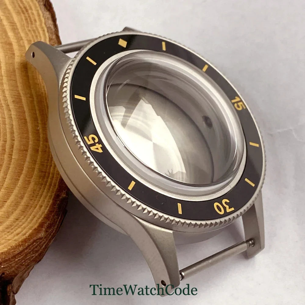 50 FATHOMS Real Bronze Watch Case Fit NH34 NH35 NH36 NH38 NH70 NH72 ETA2824 PT5000 SW200 Bow Sapphire Glass 20BAR Sandblast 40mm