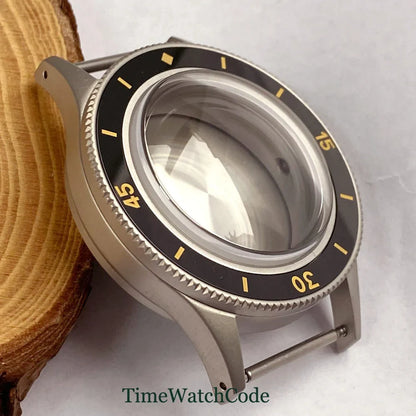 50 FATHOMS Real Bronze Watch Case Fit NH34 NH35 NH36 NH38 NH70 NH72 ETA2824 PT5000 SW200 Bow Sapphire Glass 20BAR Sandblast 40mm