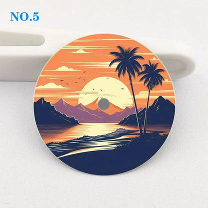 Watch dial 28.5mm dial NH35 dial creative color-printed series dial is suitable for NH35/36 movement watch accessories