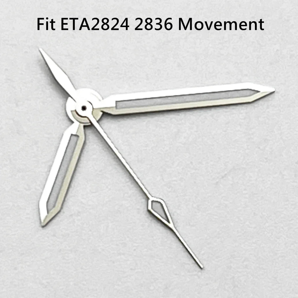 NH35 Hands Silver/Blue Watch Hands Fit NH35 NH36 PT5000 ETA2836 2824 DG2813 3804 Miyota8215 8205 821A Movement Watch Accessories