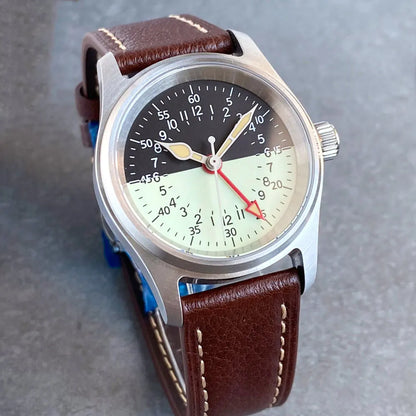 TANDORIO 36mm Military Watch  20ATM NH34A GMT Movement Sapphire TD166