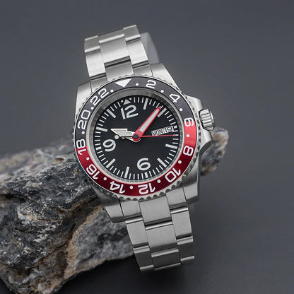 Sterile Submariner Sea Dweller Yacht master NH36 Automatic C3 Lume Sapphire 10bar 41MM