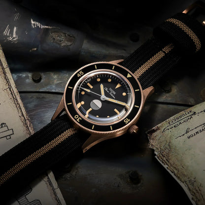 Bronze NH35 Movt 50 fathoms watch THORN SHY039 40mm EU Sapphire 20Bar