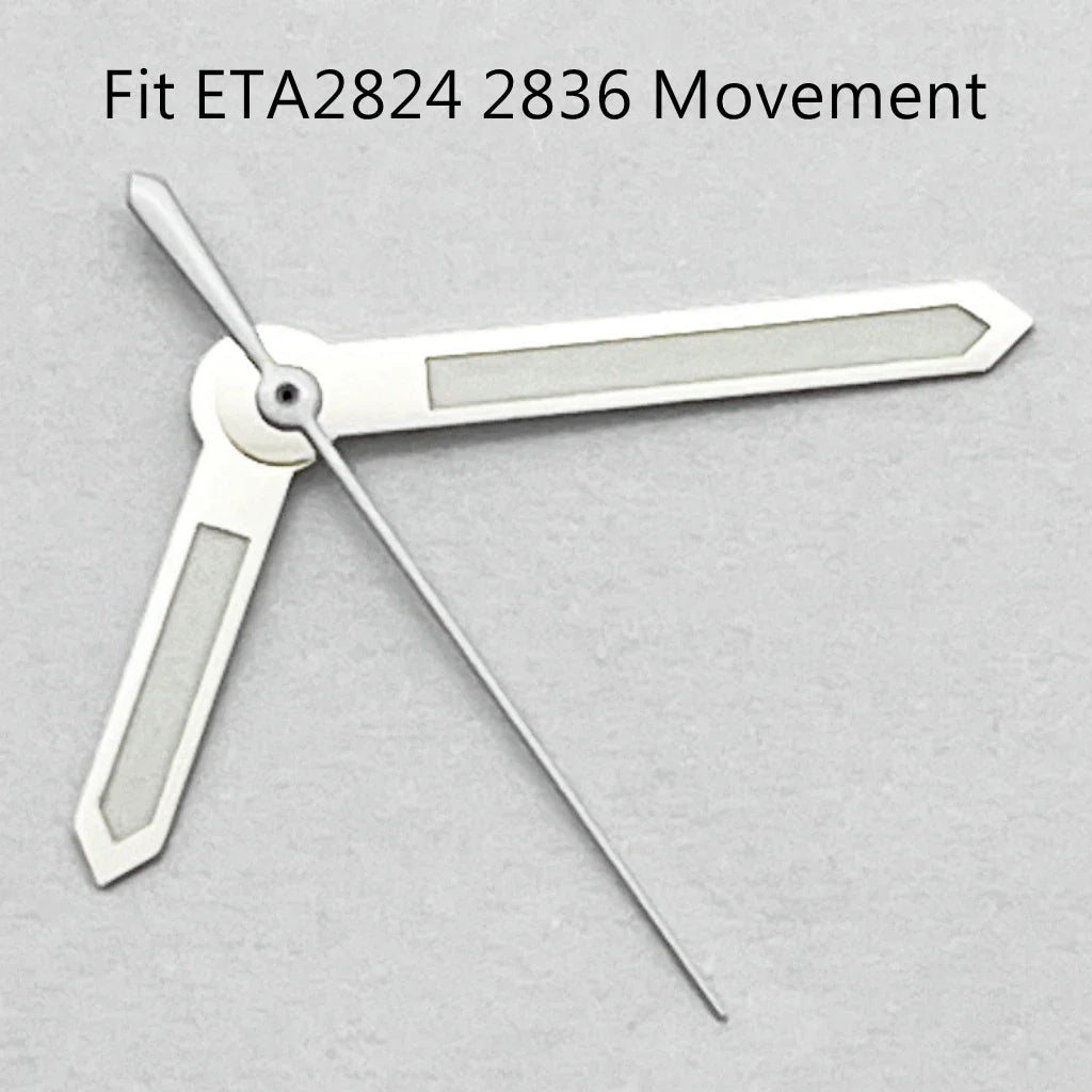 Wide NH35 Watch Hands Green Luminous Fit NH35 NH36 PT5000 ETA2836 2824 DG2813 3804 Miyota8215 8205 821A Movement Watch Accessories