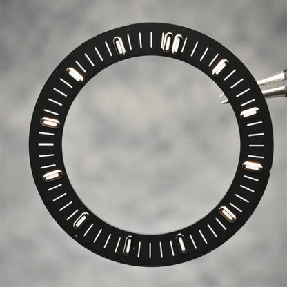 31mm Watch Dial Hollowed Out Surface Green Luminous Watch Faces Accessories Repair Parts NH70／NH35 / NH36 Movement