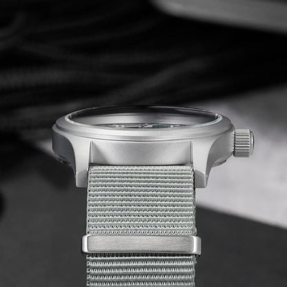 Militado ML12 Military Watch VH31 Quartz Domed Sapphire  C3 Luminous 38mm 10Bar