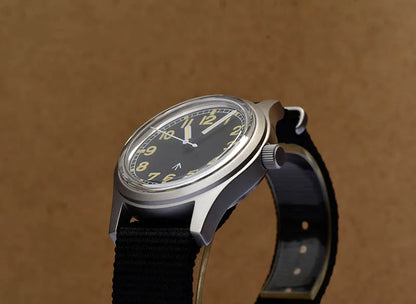 Custom logo available Baltany 36MM W10 Military Watch Man S2005 Waterproof Sterile Dial NH38 Automatic Ar Sapphire  10bar Swiss Lume