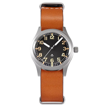 Custom logo available Baltany 36MM W10 Military Watch Man S2005 Waterproof Sterile Dial NH38 Automatic Ar Sapphire  10bar Swiss Lume