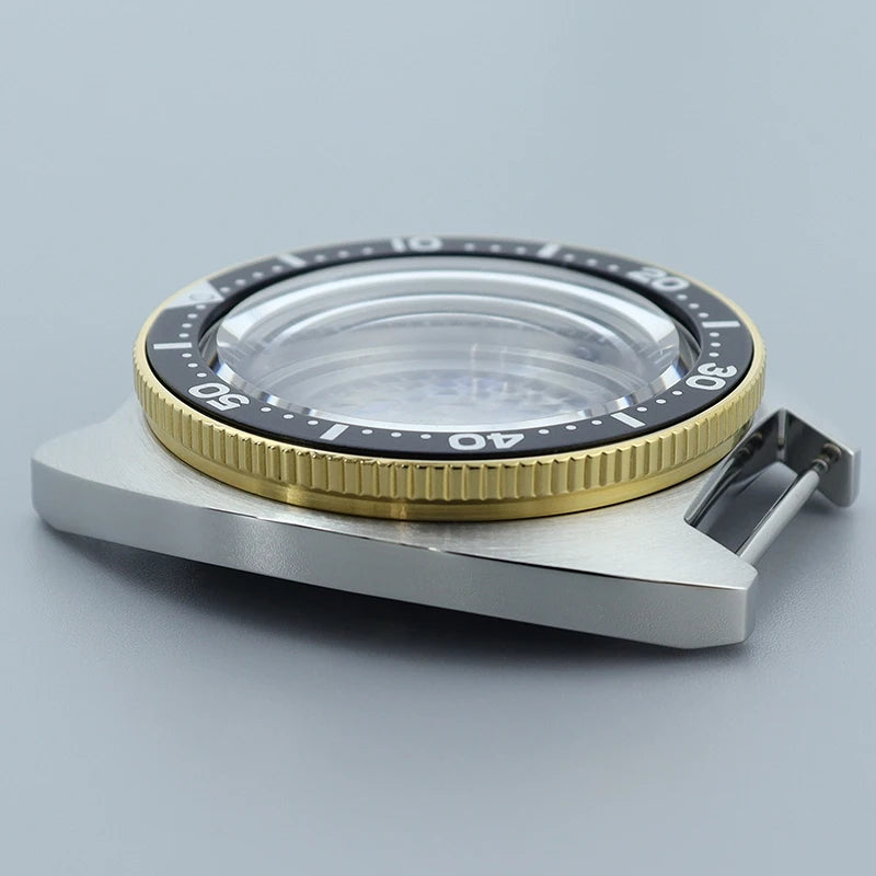41mm NH35 Watch Case Stainless Steel Accessories For NH35 NH34 Mod Abalone NH36 NH70 Movement 28.5mm Dial Sapphire Crystal Glass