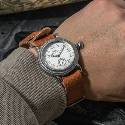 THORN T013 36mm Vintage Pilot Watch ST1700 Manual winding Sub Second Swiss luminous Sapphire