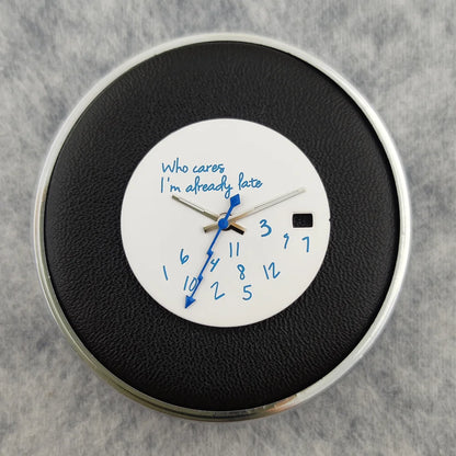 28.5mm Dial+hands Nh35 Nh36 Dial Suitable "Who Cares, I'm Already Late" Dial For NH36/35 Movement Watch Accessories