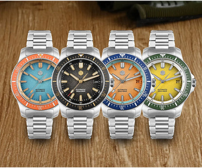 San Martin Diver SN0118G 40mm Original Design Fruit Series  NH35 Automatic 20Bar AR Sapphire BGW Luminous SN0118