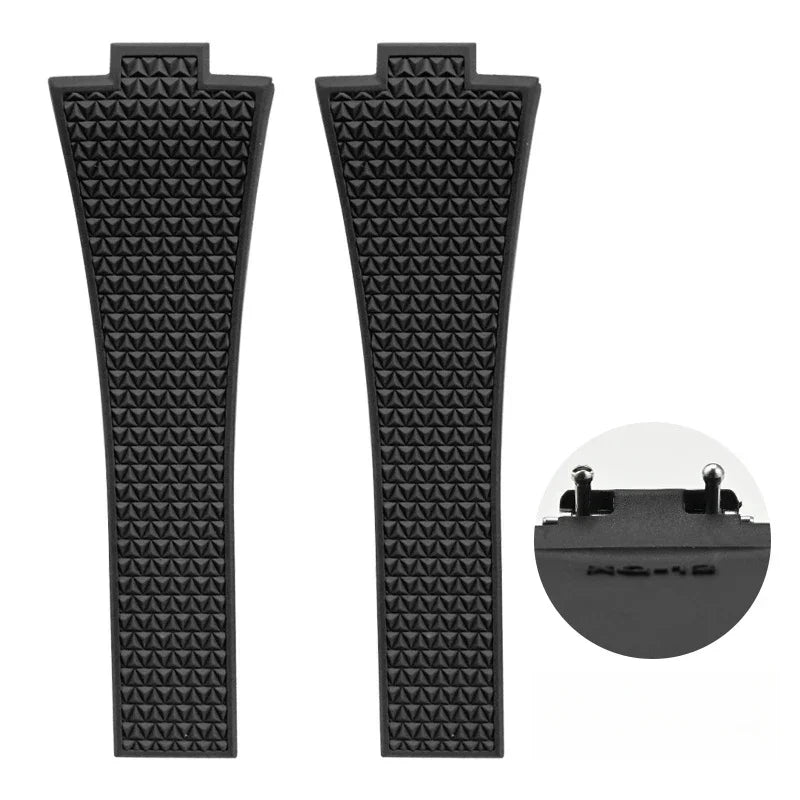 PRX watch band Quick Release  11mm 12mm T137.407/T137.410 Super Player Fluoro rubber FKM Watch Strap Bracelet