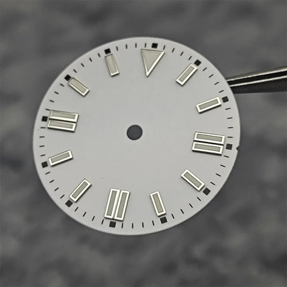 28.5mm Watch Dial Colorful Enameled Surface with Green Luminous Watch Faces for NH35/ ETA2836/ 8215 Mechanical Movement