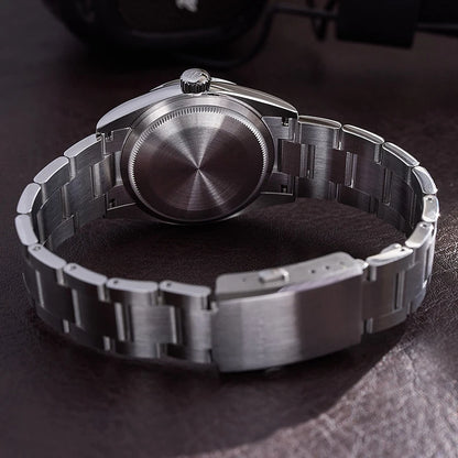 Baltany 36MM Explorer Watch Man S4056 NH38 Automatic Mechanical Watch  Waterproof 20Bar Stainless Steel Bracelet Retro Watches