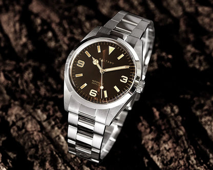 Baltany 39MM Explorer Watches Man S4035 NH38 Automatic Stainless Steel Bracelet Waterproof 200m Luxury Mechanical Wristwatch Man