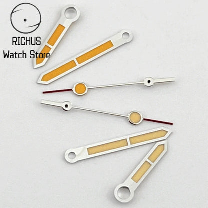 NH35 Hands Silver Watch Hands Fit NH35 NH36 PT5000 ETA2836 2824 DG2813 3804 Miyota8215 8205 821A Movement Watch Accessories